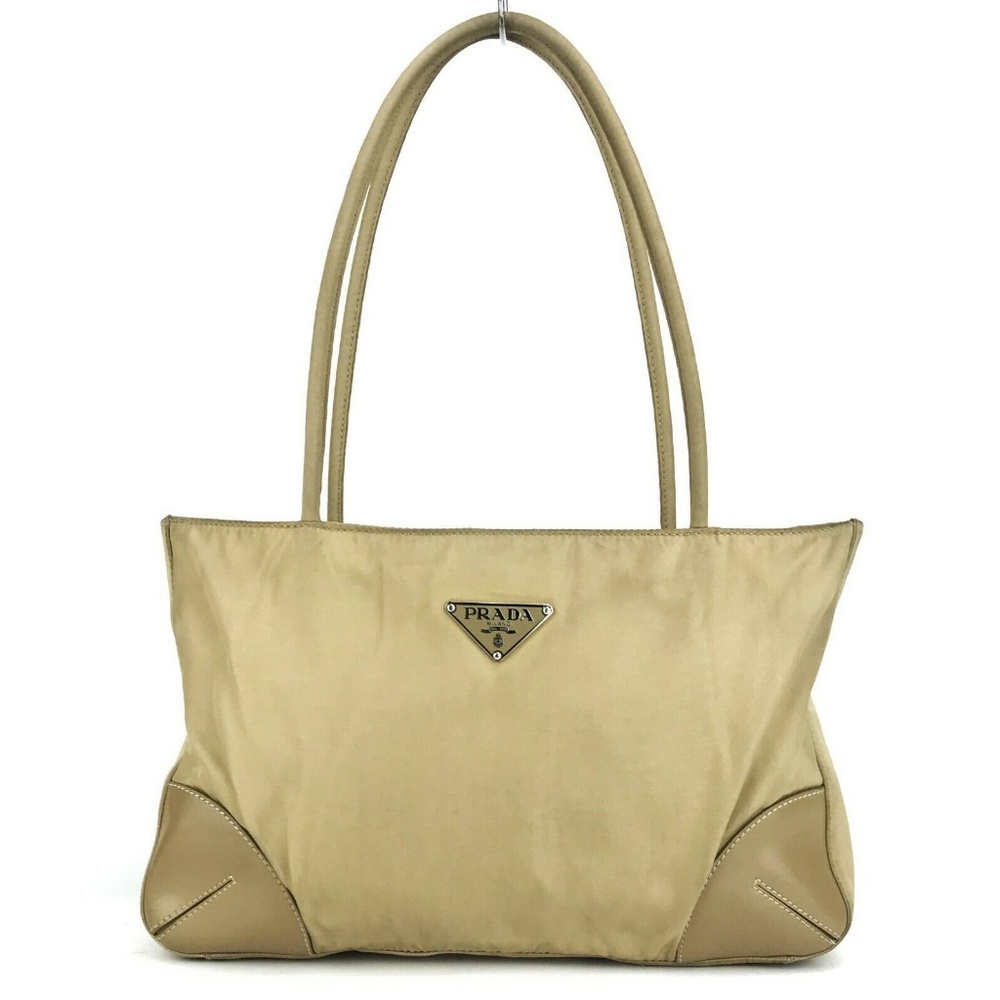 Prada Brown Nylon Tessuto Hobo 90's Vintage